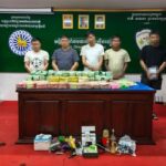 មន្ទីរប្រឆាំងគ្រឿងញៀន បង្ក្រាបករណីជួញដូរគ្រឿងញៀន ឃាត់ខ្លួនជនបរទេស៥នាក់ រឹបអូសបានថ្នាំជាង ១០០គីឡូក្រាម នៅរាជធានីភ្នំពេញ និងខេត្តព្រះសីហនុ